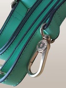 Pasek do torebki - regulowany - złote okucia - JASNO ZIELONY