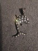 Zawieszka oksydowana delfin