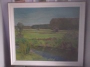 Obraz Aleksander Wels 93x79 Unikat Rarytas Pejzaż