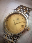 Omega Złota -de ville prestige kwarc 