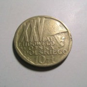 Moneta 10 zł 1968 LWP