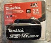 Bateria Makita  BL1860B SERIA LXT 18V 6Ah ,NOWY