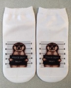 Stopki damskie print 3d skarpetki