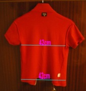 bluza czerwona bezrękawnik Dolce Gabbana rozm L