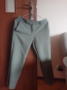 Ciemne oliwkowe spodnie promod