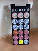 Stojak/wieszak na kapsułki do kawy