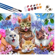 Malowanie po numerach obraz do malowania dla dzieci zestaw 47x57cm