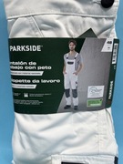 Ogrodniczki męskie białe rozmiar 56