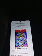 Dragon Ball Sparking ! Zero Nintendo Switch 2 pudełkowa