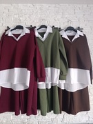 Garnitur damski 48-50 masełko 