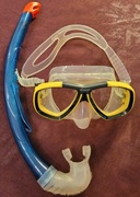 Silikonowa maska do nurkowania Cressi Focus + rurka Beuchat Snorkel