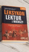 LEKSYKON LEKTUR I WIERSZY. LICEUM wyd. GREG , SUPER OPRACOWANIE