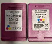 HP TUSZ WKŁAD GŁOWICA 301XL kolor CH564E ZAMIENNIK PUSTY 