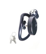 Mały lekki czarny pas cnoty chastity cage 5 oringów + inverted plug