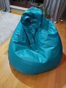 Pufa worek xxl niebieska 