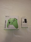 Pad Xbox S/X Zielony+Bateria Microsoft plug and play 