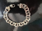 SREBRNA BRANSOLETA MĘSKA GALIBARDI - PRÓBA 925, 44,7 GRAM