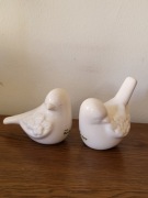 Para ptaszków ROSA LJUNG Sweden – Biała Ceramika – Skandynawski Design