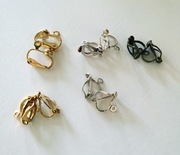 Klipsy metalowe 5 par