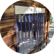 Kurtyna wiatrowa 45x60 zasłona do budy dla psa wiatrołap