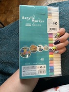 Pisaki markery akrylowe 48 szt