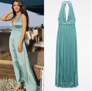 Satynowa sukienka damska