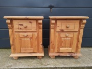 Komplet szafka sosnowa