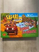 Gra planszowa 2 w 1 - Safari oraz Podróż po Europie