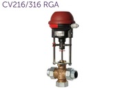 Zawór 3 drogowy IMI CV316 DN15  KVS 4.0 PN16 