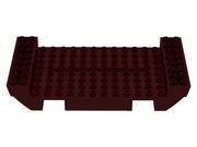 Lego 2560 kadłub do statku 8x16 ciemny brązowy z 10210, 7048