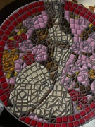 Stolik kawowy z artystyczną mozaiką – aut. HOL.ANA