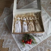 Aniołek z makramy zestaw