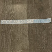 Naklejka Toyota / Lexus - Stop smog GO Hybrid