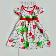 Sukienka bawełniana w kwiaty 2-3 lata 24-36 miesięcy 92-98cm #1610