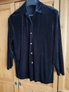 Bluzka czarna welurowa