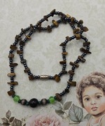 Żółw etniczny etno boho naszyjnik kolia turkusy Fashion modny vintage