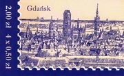 Zeszycik znaczkowy Dworki polskie (4 x 3497 Dwór w Łopusznej) - DOP Gdańsk