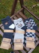 Skarpetki "MIDINI" bawełna, damskie wysokie, kolor