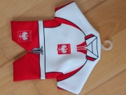 Strój piłkarza Gadżet dla fana piłki nożnej do powieszenia