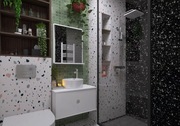 Projekt aranżacji wizualizacja wnętrz 3D Łazienka