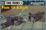Flak 18 - Druk 3D - 1:72