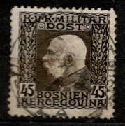 OA Bośni  Mi 76 kas. Cesarz Franz Joseph I