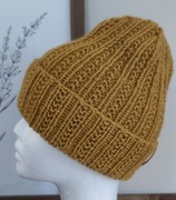 Czapka z peruwiańskiej wełny i alpaki