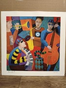 "Four sides of jazz" FineArtPrint 