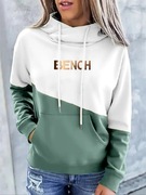 Bluza BENCH M biało zielona dwukolorowa NOWA