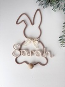 Personalizowany króliczek z imieniem – wyjątkowa dekoracja pokój dziecka