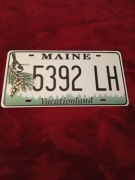 Replika kopia tablica rejestracyjna USA Maine 30x15 cm