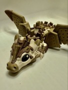 Figurka smok czekoladowy, pianki i herbatniki, deser smores -40cm