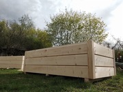 Donice skrzynie drewniane ogrodowe warzywniak 