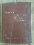 Tablice matematyczne fizyczne chemiczne i astronomiczne 